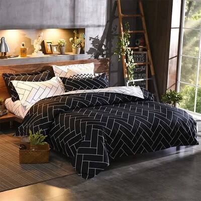 2/3pcs Duvet ver Bedding Set,For Queen Size Double Bed Comfo