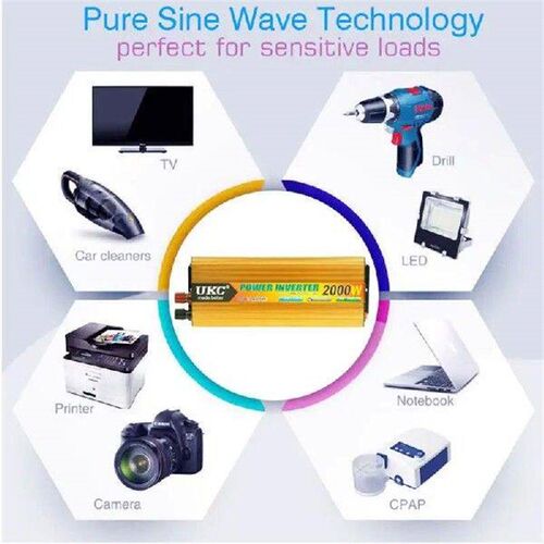 Power Inverter 12V 220V Pure Sine Wave 500W-2000W