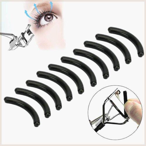 Black Replacement Eyelash Curler Refill Silicone Pads Makeup
