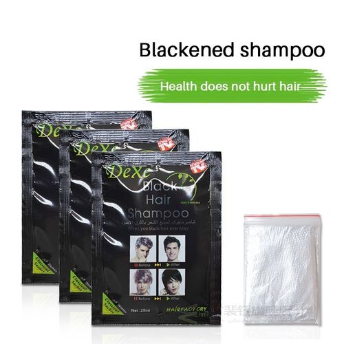 Dexe Black Hair-Shampoo Grey Minutes Cream 10pcs/Lot Buildin