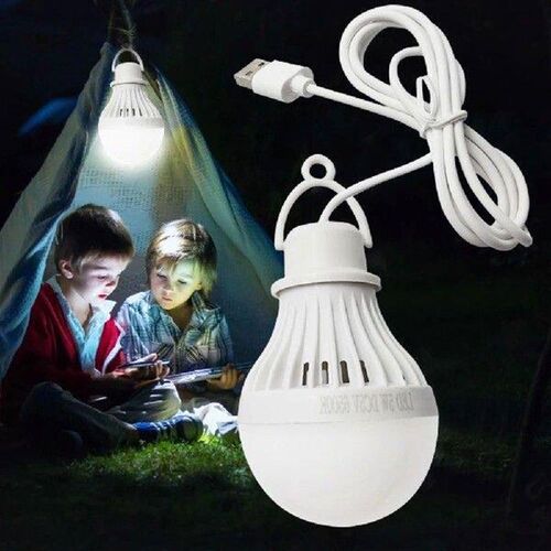 1-5Pcs USB Light Bulb LED Camping Light Bulb Portable