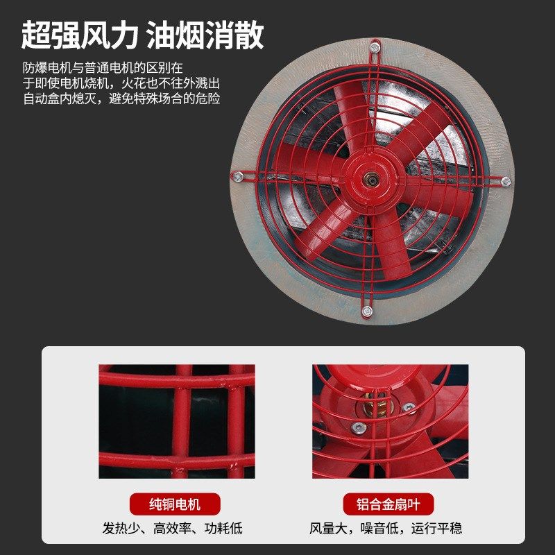 BT-11防爆风机220/3管道防爆轴流风机工业排气扇鼓风机大功率,生活电器,换气扇/排气扇,淘宝优惠券,粉丝福利购,淘宝优惠卷