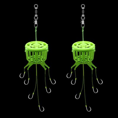 1pcs Fishing Bait Cage Method Feeder Fishing Lure Cage Baske