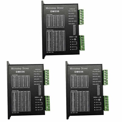 Promotion 3Pcs DM556 Driver Stepper Motor 2 Phase 5.6A for