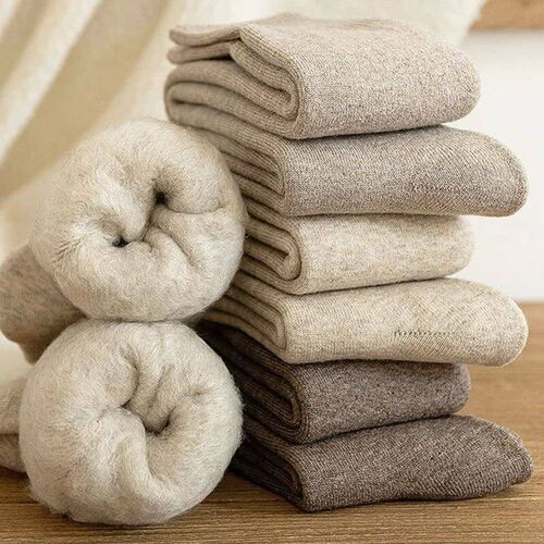 Women Winter Warm Long Socks Thicken Soft Thermal Knee-High