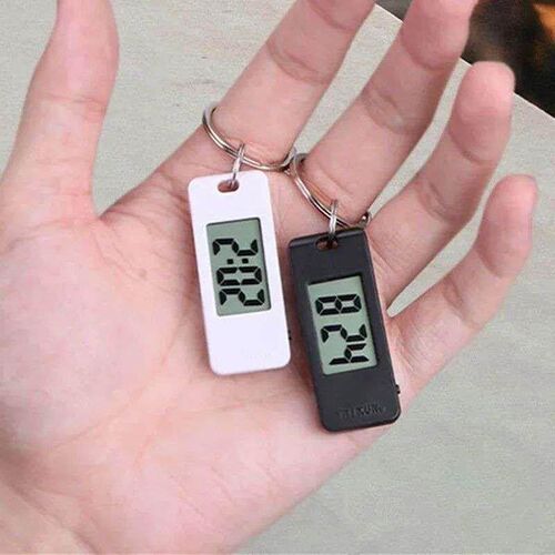 Unisex Student Electronic Clock Keychain Mini Electronic Stu