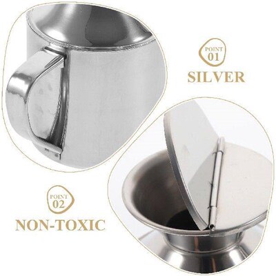 Stainless Steel Oil Pot Household Container Soy Sauce Jug