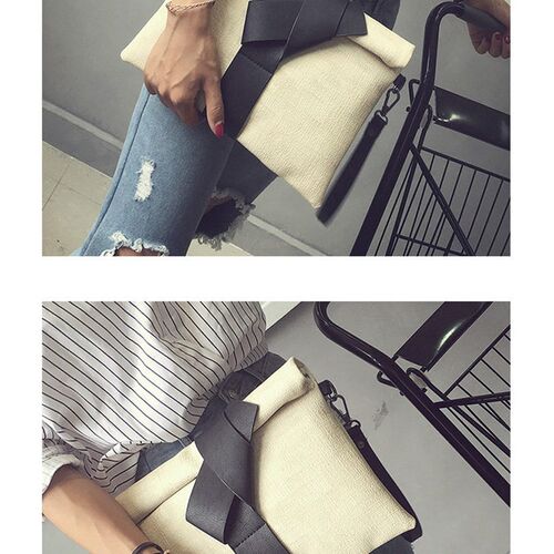New Clutch rend Contrasting Color Bag Envelope Bag Tramp Tot