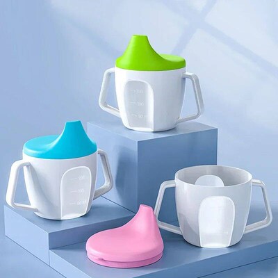 Baby Feeding Bottle Kids Cup Silicone Sippy Children Leakpro