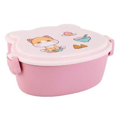 Fresh Bowl Cute Heatable Student Double Layer Lunch Box