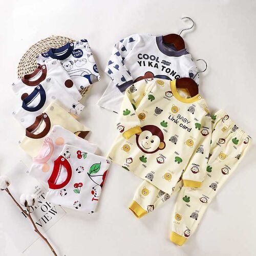 Childrens Underwear Set Cotton Autumn and Winter Bottoming