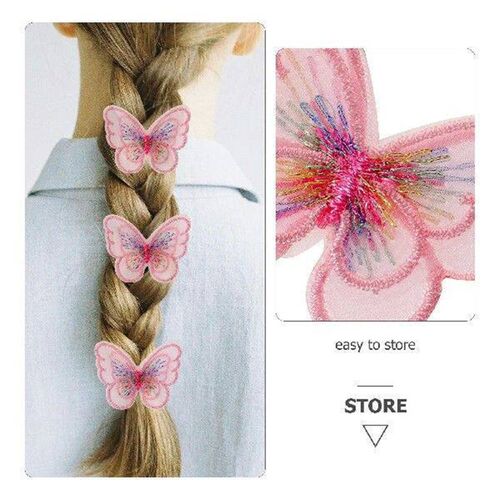 20 Pcs Butterfly Decoration Clothes Supply Flowers Fabric