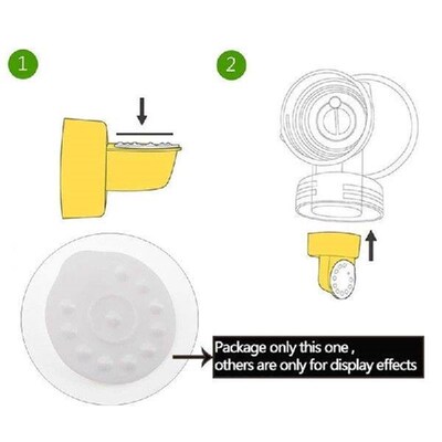1/10Pcs Breast Repalcement Component Spare Membrane White