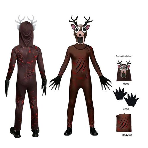 99 Night In The Foret Deer Kid Copl Cotume Animal Deer Owl C