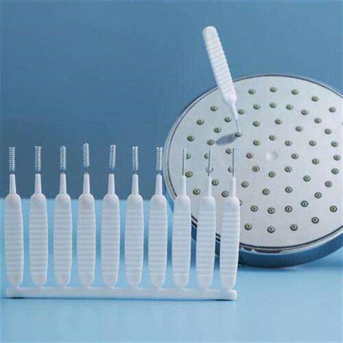 10Pcs/Set Shower Head Cleaning Brush White Small Brush Pore