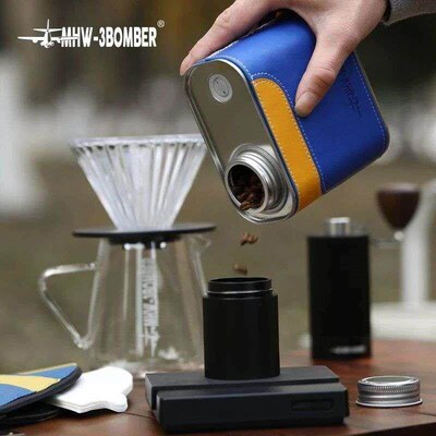 Airtight Coffee Canister for 200g Coffee Beans with Air Valv
