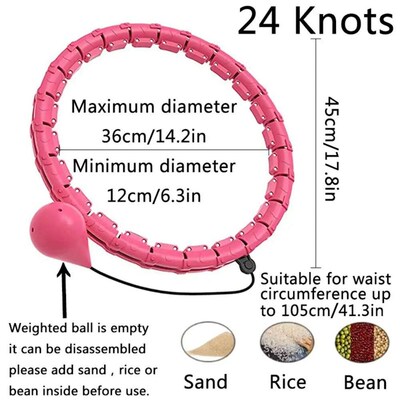 Detachable Smart Weighted Fit Hoop 360 Degree Ball Auto Rota