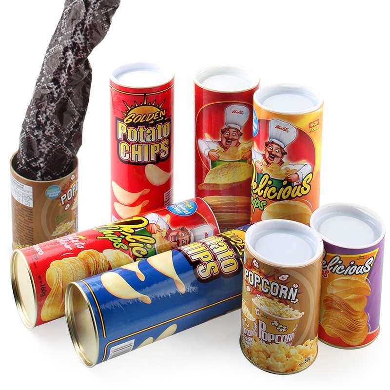 Potato chip bouncing snake April Fools Day gift spooky pota - 实物图