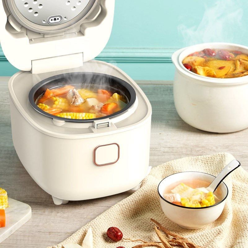 IH电磁电饭煲2L精煮超快煮多功能粥汤粉体厚釜1-人迷你小电饭锅