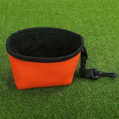 Golf Club Cleaning Bag Detachable Clip Golf Ball Scrub Bag