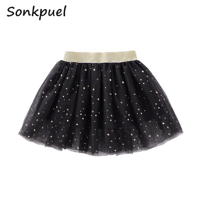 Summer Girls Tutu Skirts Kids Elastic Waist Pettiskirt Girl