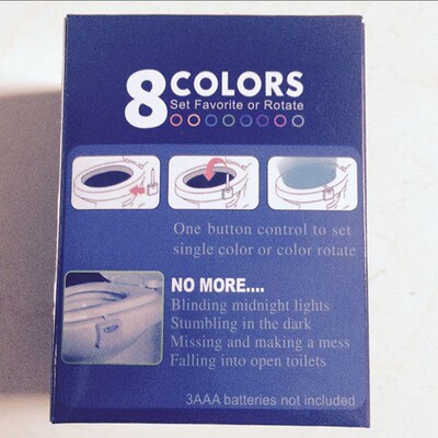 Smart Bathroom Toilet Nightlight LED Body Motion Activated O