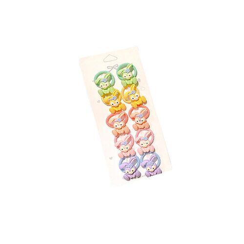 Childrens Cute Cartoon Fruit Animal Hair Rings Rubber Tendo