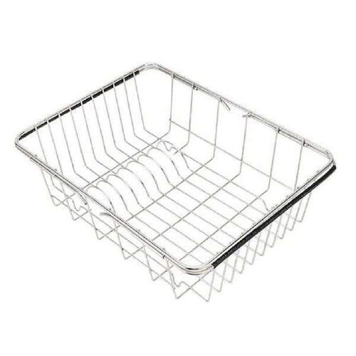 Sink Drain Rack Steel Drying asket Single-Layer Drainer
