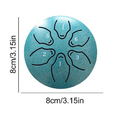 3 Inches 6 Notes Rain Drum for Outside Rain Drum Instrument