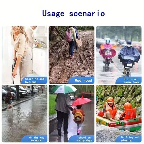 10/20/30pc Rainy dipoable hoe ver, tranparent platic outdoor
