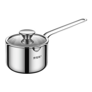 30不锈钢雪平锅小锅淋油锅小煮锅家用煮面热牛奶锅不沾锅小汤锅