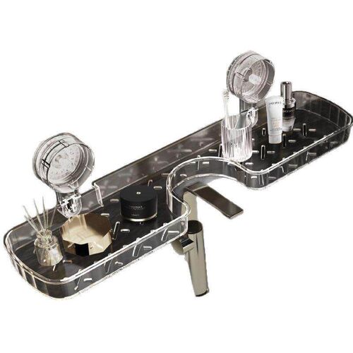 Suction Cup Faucet Organizer, Bathroom and Shower Storage Sh