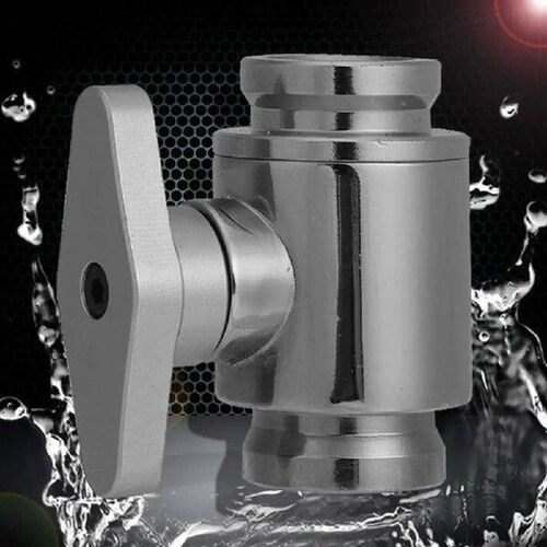 G1/4 Vent Valve Brass Chrome Inner Teeth Water Ball Valve