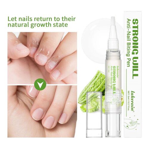 Lakerain Anti-bite Nail Pen Adult Childrens Nail Protection