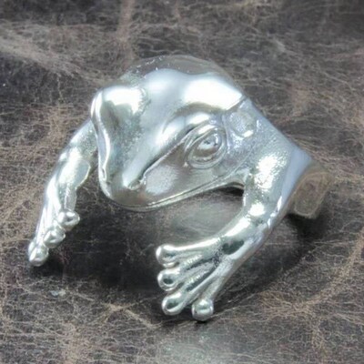 Bohemian Vintage Frog Animal Rings For Women Frog Toad Metal