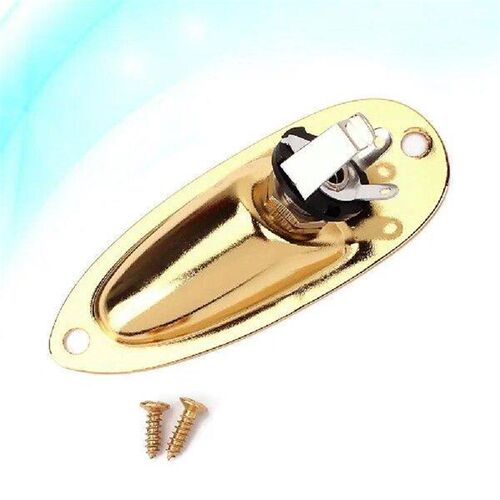 Boat Shaped Input Plate Chrome Durability Input Endpin
