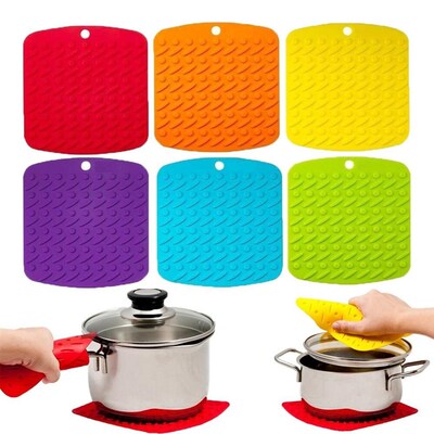 Silicone Pot Holder Potholders Heat Resistant Hot Pads Non S