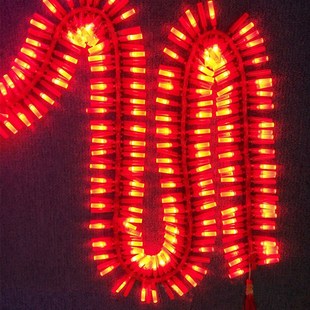 2020过年庆典新年春节装饰炮竹彩灯led电子鞭炮串灯带响仿真鞭炮