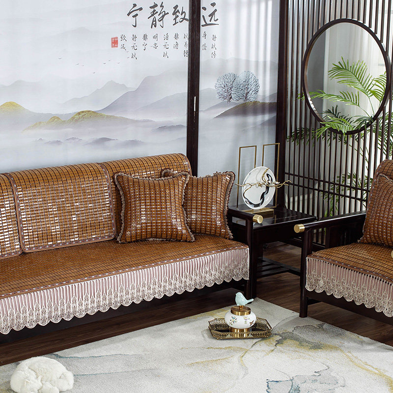 沙发垫夏季凉席麻将坐垫防滑竹垫夏天款欧式布沙发巾罩凉垫,居家布艺,沙发垫,淘宝优惠券,粉丝福利购,淘宝优惠卷