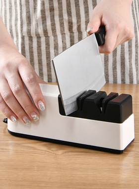 Electric Knife Sharpener Automatic Adjustable USB Rechargabl