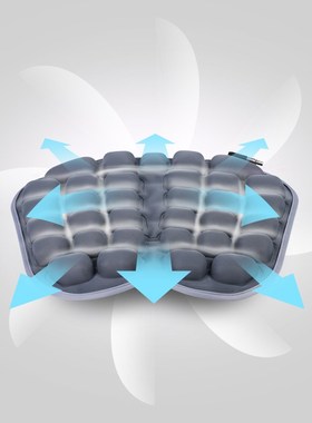 INNERNEED减压坐垫透气按摩久坐不累办公室坐垫靠垫夏天车垫椅垫