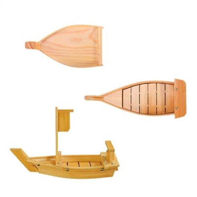 Sushi Boat Plate Japanese Serving Dish Desserts Handmade