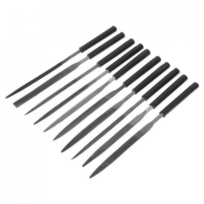 10pcs 140mm 160mm 180mm Trimming Steel File Set Semi-circula