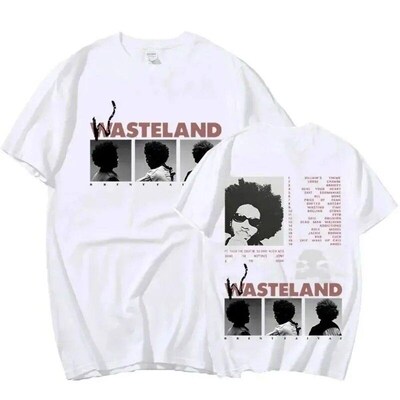 2024 Music Album Wasteland Print Short Sleeve Brent Faiyaz T