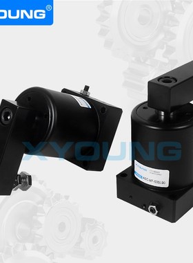 SC-MF32SR-90下压转角夹具SC-MF32SL-1附调速型旋转夹紧气缸