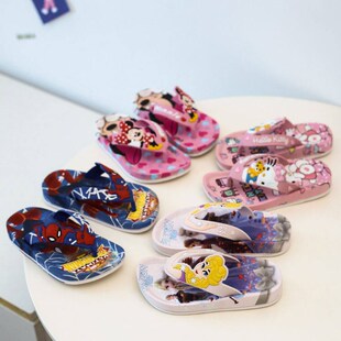 Childrens Slippers Cartoon Flip Flops Princess Sandals Boys