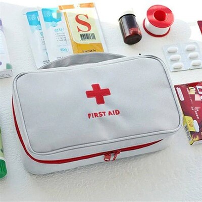 Health Medicine First Aid Kit Oxford Cloth Portable Travel S