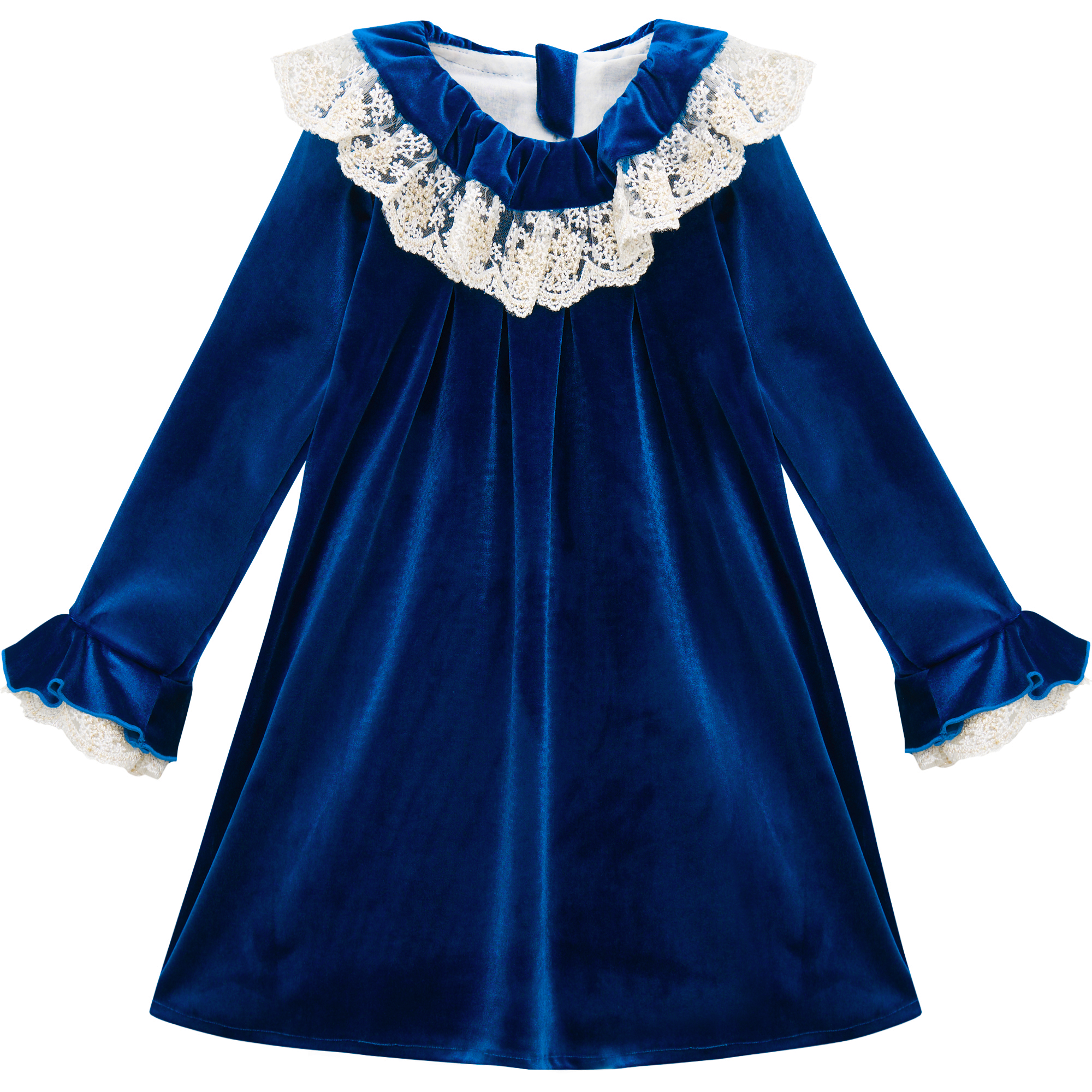 Hanakimi英国品牌轻奢高端女童公主裙秋冬婴儿周岁宝宝生日礼服