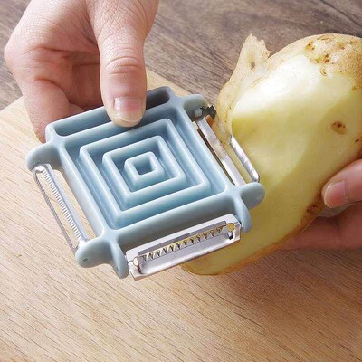 three-blade fruit peeler grater plane knife potato