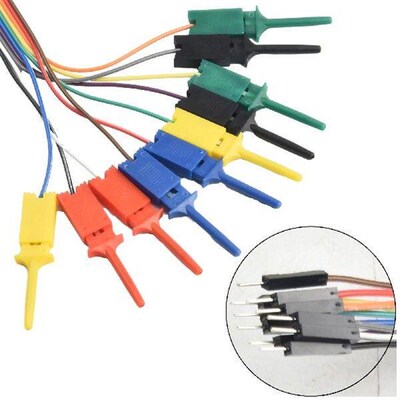 1pcs 20cm 30cm 10pin Double-end Clips Jump Wire Male Female